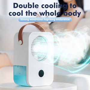 Portable bureau refroidisseur d'air Table brumisateur ventilateur USB <span class=keywords><strong>Rechargeable</strong></span> personnel <span class=keywords><strong>Mini</strong></span> ventilateur d'<span class=keywords><strong>eau</strong></span> usb <span class=keywords><strong>climatiseur</strong></span> - Product Image 2