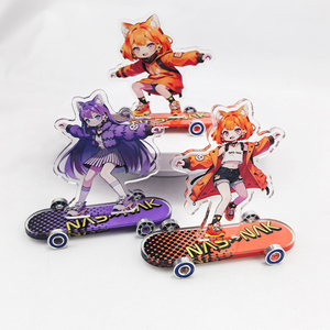 Vente en gros d'objets artisanaux en plastique personnalisés, de figurines de scooter en acrylique et d'ornements d'animation de marque, ainsi que de figurines de personnage en acrylique de style dessin animé - Product Image 3