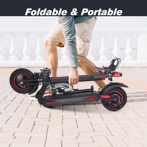 Scooter Eléctrico Plegable de Aluminio con Neumático de 11 Pulgadas, Resistente al Agua, Ecológico, con Batería de Litio de 21 Ah y 150 kg de Capacidad, 55 km de Autonomía, Modelo J11Plus - Product Image 5