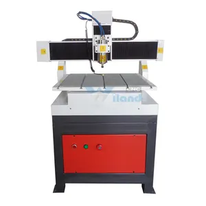 Máquina de roteador CNC para madeira, metal, alumínio, 1500 W, 2200 W, máquina de corte e gravação, pequena rotação, 6060 para PCB, melhor preço