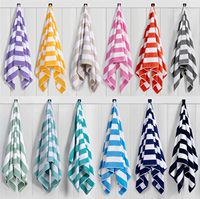 Cut Pile Velvet 100% Cotton Beach Towel Yoga Towel Pool Towel Gym Fitness Towel Ultra Absorbent Quick Dry Sports Towel