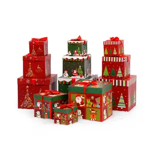 크리스마스 선물 종이 상자 산타 클로스 상자 선물 포장 장식품 크리스마스 트리 파티 장식