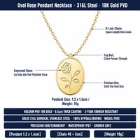 Collier pendentif irrégulier en forme de rose plaqué or 18 carats en acier inoxydable 2026, prêt à expédier, best-seller, pour femmes