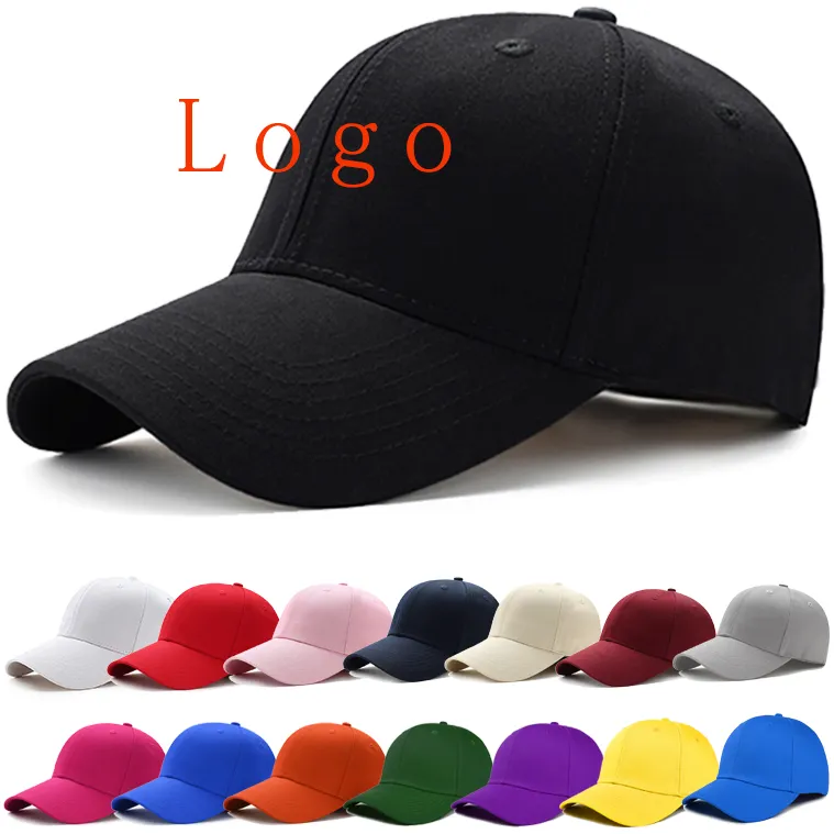 High Quality Unisex Structured Golf Dad Hat 100% Cotton Custom Baseball Cap 6 Panel Embroidery Logo Acrylic Sports Caps