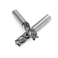 Meilleur prix HRC55 fraise à nez carré 4 cannelures fraise à bout plat étain 6mm tige CNC accessoire de Machine-outil ODM/OEM