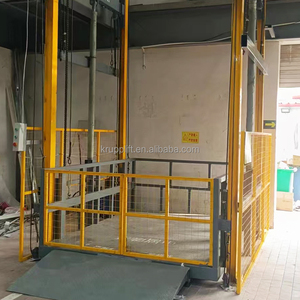 Tesis Depolama, Büyük Tonajlı Kılavuz Raylı Yük Asansörü, Sabit Hidrolik Kaldırma ve İndirme Kargo Merdivenli Vinç - Product Image 6