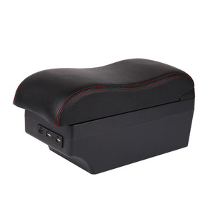 Reposabrazos Vtear ABS para <span class=keywords><strong>Kia</strong></span> <span class=keywords><strong>Rio</strong></span> 2 2006-2011 con Portavasos USB - Accesorio de Almacenamiento <span class=keywords><strong>Interior</strong></span> - Product Image 5