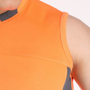 Camiseta sin mangas ajustada informal para hombre, de secado rápido, ligera y transpirable, ropa deportiva personalizada, diseño único, OEM personalizable - Product Image 5