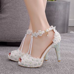 Nouvelles Chaussures de Mariée à Talons Hauts pour Femmes, Sandales de Mariage de Haute Qualité, Tendance Actuelle - Product Image 1
