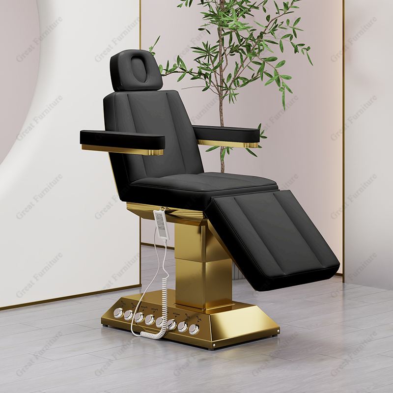 Modern Blue Pu Leather Massage Spa