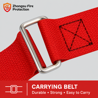 Pembagi Api 3 Arah Ultra Ringan Profesional dengan Sabuk Pengangkut Portabel dan Kopling Storz untuk Operasi Keamanan Industri.