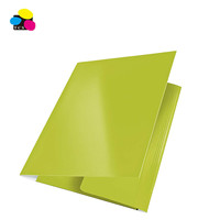 Carpeta Ecológica de Papel con Tapa Dura, Tamaño A4, 280G 330G 450G, con 3 Solapas y Bandas Elásticas para Estudio y Negocios