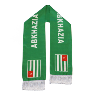 Nouveau produit : Écharpes personnalisées avec le drapeau de l'Abkhazie, caractéristiques de l'Abkhazie, pour les fans et les clubs de supporters - Product Image 2