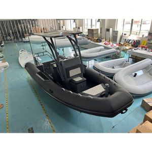เรือยาง RHIB RIB ขนาด 600 ซม. สำหรับ 10 คน ยี่ห้อ Achilles Hypalon พร้อมหลังคาแข็งแบบหรูหรา สำหรับตกปลา ผลิตในจีน รับผลิตแบบ OEM ODM - Product Image 1