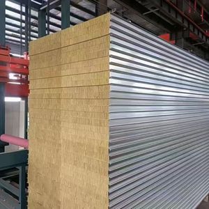 Paneles Sándwich con Revestimiento de Acero y Lana de Roca, Aislamiento Térmico para <span class=keywords><strong>Paredes</strong></span> Interiores y Techos de Almacenes, en Oferta - Product Image 6