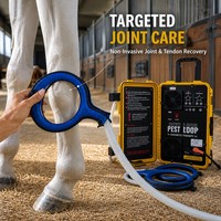 Appareil de thérapie magnétique équine PEMF de qualité supérieure pour le soin vétérinaire des chevaux, soulagement de la douleur, rééducation et récupération musculaire