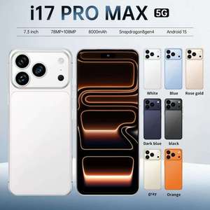 Smartphone mobile 117 Pro Max 5G Octa Core flambant neuf, écran HD AMOLED 120Hz, Android 15, prend en charge le français/allemand/anglais/espagnol - Product Image 6