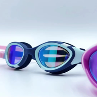 Lunettes de plongée pour enfants en silicone liquide avec monture intégrée, verres PC anti-buée, pour l'entraînement