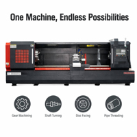 Tour à lit plat CNC CK6180X3000 à haute rigidité en fonte, commande GSK, mandrin à 4 mors, machine de découpe de métaux lourds, longueur 3M