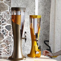 Nouvelle tour à bière grande capacité 3L, distributeur de boissons détachable pour bar, KTV, fête, usage commercial avec robinet