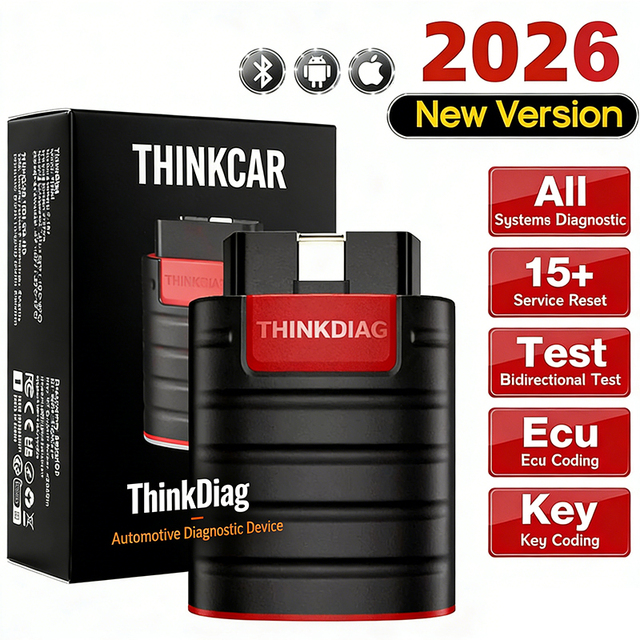 US EU WArehouse Thinkdiag New Version OBD2 Scanner Easydiag4.0 Diagnostic Tool With Full Brand Softwares 16 Resets ECU Coding