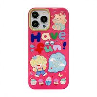 Nouvelle coque de téléphone portable 2024 personnalisable DIY, transparente, avec design 3D électroplaqué, en TPU, étanche, antichoc et compatible avec la recharge sans fil