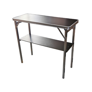High Quality Cheap Aluminum <b>Folding</b> <b>Table</b> with Black Frame Painting - Product Image 3