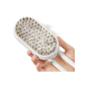 فرشاة تدليك بالبخار جديدة للقطة يمكن حملها بشعار مخصص 2024 مشط شعر كهربائي للكلب والقطة والحيوانات الأليفة فرشاة تدليك بخاخ للتنظيف والتصفيف - Product Image 3