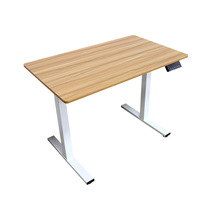 Bureau d'ordinateur intelligent à hauteur réglable électriquement pour la maison, le bureau, l'étude, les jeux, design moderne, pieds de table en métal, tiroir de rangement