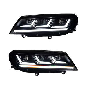 YU GUANG para Volkswagen <span class=keywords><strong>Touareg</strong></span> <span class=keywords><strong>VW</strong></span> <span class=keywords><strong>Touareg</strong></span> 2016 2017 <span class=keywords><strong>2018</strong></span> Actualización de luz de cabeza Led lámpara de cabeza accesorios de faro delantero - Product Image 1