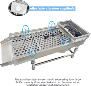 Çok katmanlı titreşim elek doğrusal endüstriyel eleme makinesi - Product Image 4