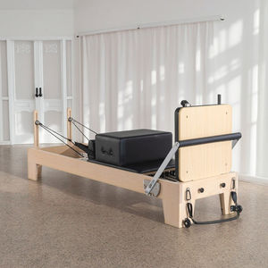 Bon marché Usage domestique Exercice corporel Noyau coulissant Lit Réformateur en bois de chêne Pilates Machine pour <span class=keywords><strong>studio</strong></span> de yoga - Product Image 3