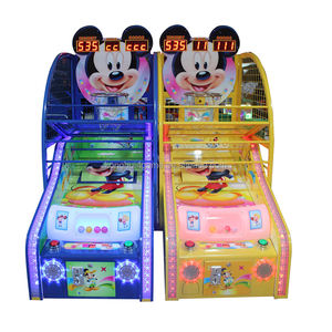 Jeu d'arcade <span class=keywords><strong>de</strong></span> <span class=keywords><strong>basket</strong></span>-ball avec jetons pour enfants, divertissement et récompenses - Product Image 6