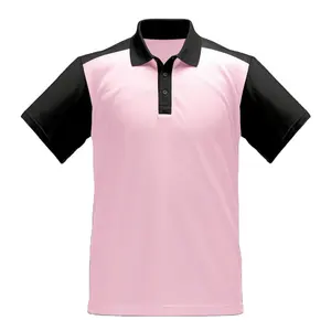 Desain kustom pique Man golf kaus daur ulang Olahraga kaus polo pria katun logo kustom polos kaus untuk bisnis kasual