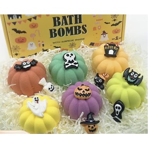 Set de Bombas de Baño con Forma de Calabaza para Halloween, con Juguete en el Interior, Venta al por Mayor de Fábrica, Juguetes de Halloween - Product Image 1