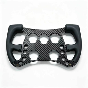 <span class=keywords><strong>Volant</strong></span> de style F1 entièrement en fibre de carbone, tissage 3K / composite forgé avec panneaux de finition découpés avec précision par CNC - Product Image 6