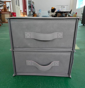 Quần Áo tổ chức không dệt tủ quần áo ngăn kéo tổ chức Thùng vải Quần jeans hộp lưu trữ với cảm ứng Fastener - Product Image 2