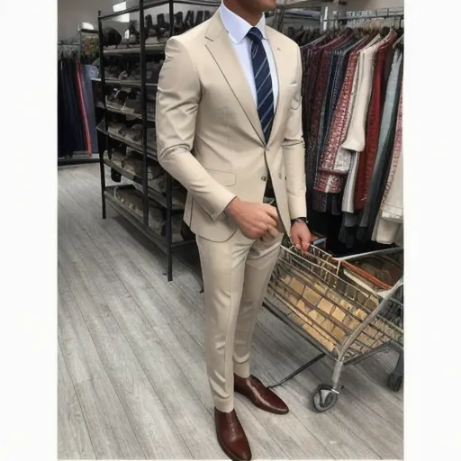 Bej İtalyan tasarım erkek takım elbise zarif moda High-end basit rahat beyefendi en iyi adam takım elbise iki parçalı takım elbise seti Blazer pantolon