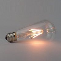 E12 E14 E26 E27 Ampoule décorative à filament LED 12V 24V 110V 220V 4W 6W 8W Vintage Edison Ampoule LED G45 C35 A60 ST64 G95 T30
