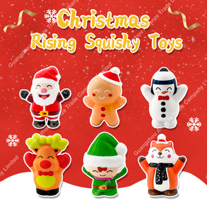 Juguete Antiestrés de Espuma PU Suave de Rebote Lento con Forma de Árbol, Muñeco de Nieve y Reno, Temática Navideña, Regalo Decorativo para las Fiestas - Product Image 2