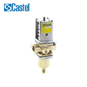 Vanne de réduction de pression Castel 3210/03 3210/04 3210/06 DN1 PN0.6 en acier au carbone, raccord à bride, double action - Product Image 1
