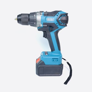 Taladro percutor inalámbrico de 20V de alta potencia con batería de litio, taladro manual recargable de 13 mm con alto torque y función de destornillador. - Product Image 5