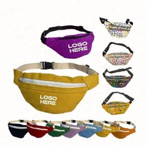 Riñonera Deportiva Unisex de Poliéster Personalizada, Grande, con Cierre de Cremallera, Impermeable, para Viajes y Running, en Promoción - Product Image 1