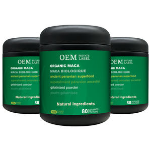 OEM/ODM Premium polvere di Maca biologica Superfood peruviano per Stress e equilibrio dell'ormone della salute surrenale integratore alimentare 400g - Product Image 3