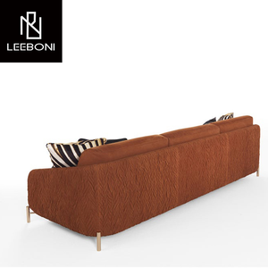 Fourniture d'usine de meubles de <span class=keywords><strong>canapé</strong></span> en velours au design moderne de 1 <span class=keywords><strong>2</strong></span> 3 <span class=keywords><strong>places</strong></span> élégants personnalisés pour le salon de la maison - Product Image 2