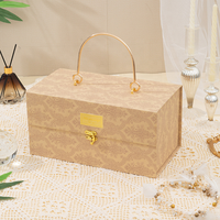 Boîte d'Emballage Cadeau Personnalisée avec Poignée, Boîte-Valise en Carton pour Cadeaux, Série d'Emballages en Papier avec Logo Imprimé