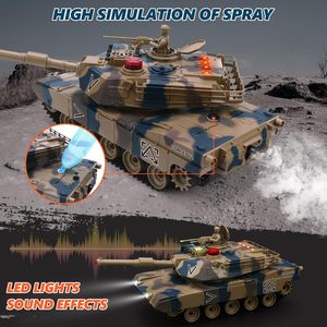Ensemble de chars télécommandés Dwi Dowellin 1/24, chars de combat militaires avec fonction de pulvérisation, jouets militaires télécommandés, ensemble de chars de combat, 35 minutes de jeu - Product Image 4