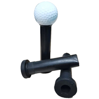 Tee de golf en caoutchouc pour simulateur, tee de golf automatique pour entraînement en intérieur, tee de golf en caoutchouc durable pour simulateur de golf