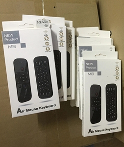 M8 2.4G Air chuột bàn phím điều khiển từ xa Gyro bằng giọng nói điều khiển từ xa cho TV thông minh/PC/Andriod TV Box từ xa - Product Image 5