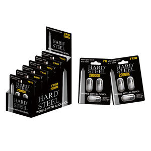 Zilveren Energie Blister 3d Kaarten En Doos Super Panter Stijve Rock Zwarte Panter 8 Super Mannelijke Verbetering Verpakking - Product Image 1